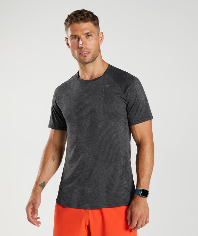 Men\'s Gymshark Apex T-Shirts Black | NZ 1MSEDZ